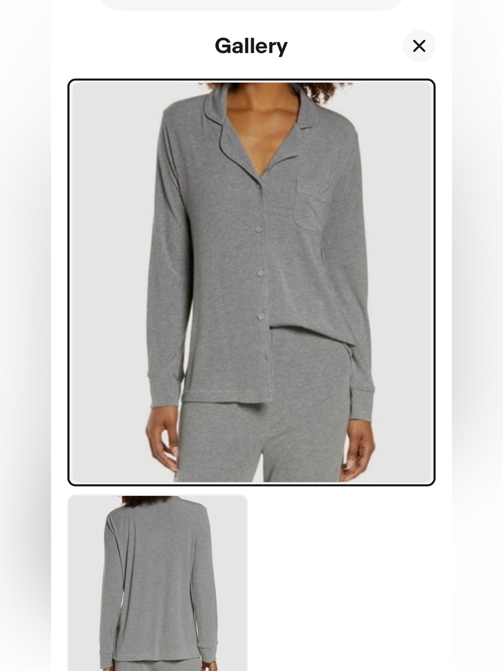 SKIMS Lounge Pajama Sleepwear top. Size M